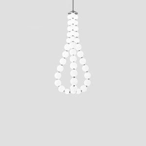 Acrylic Pearl Necklace Chandelier