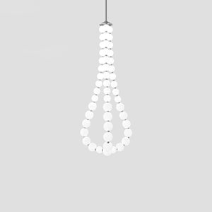 Acrylic Pearl Necklace Chandelier