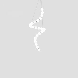 Acrylic Pearl Necklace Chandelier