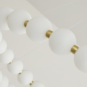 Acrylic Pearls Chandelier