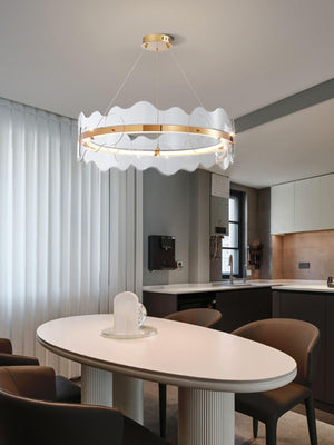 Acrylic Wave Chandelier