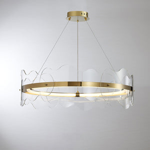 Acrylic Wave Chandelier