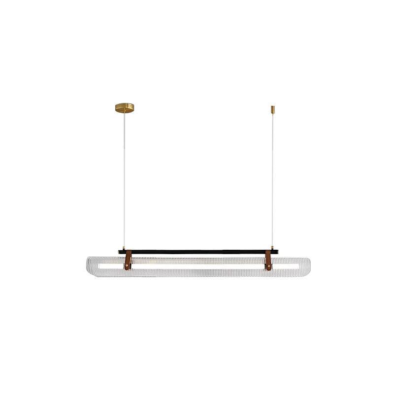 Lampadario Lineare in Acrilico