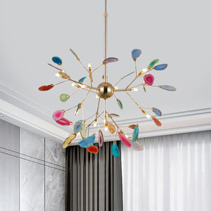 Agate Flake Chandelier