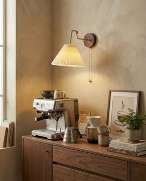 Aine Pleated Wall Lamp