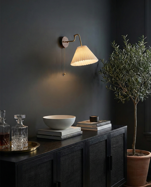 Aine Pleated Wall Lamp