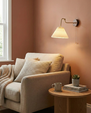 Aine Pleated Wall Lamp
