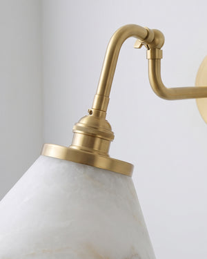 Aine Alabaster Wall Sconce
