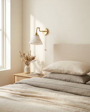 Aine Alabaster Wall Sconce
