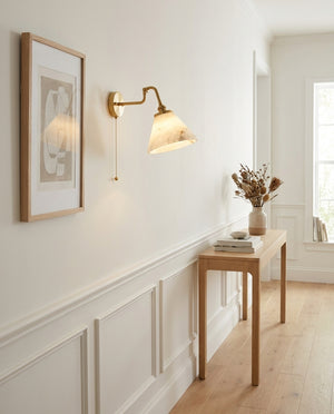 Aine Alabaster Wall Sconce