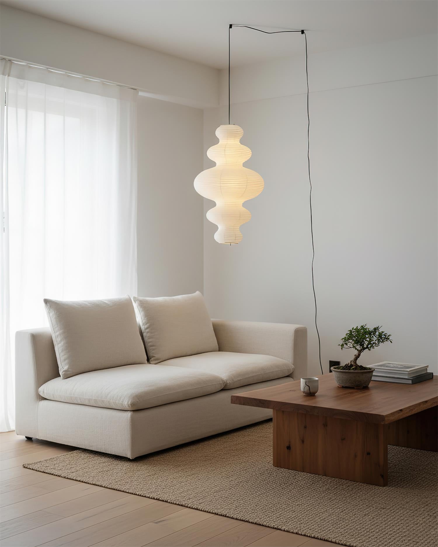 Akari Juni Plug In Pendant Lamp