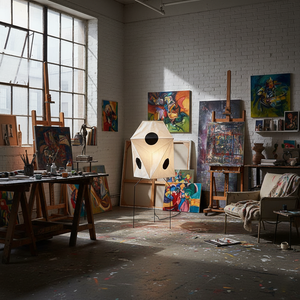 أكاري UF3-Q مصباح أرضي 22 بوصة - 57 بوصة