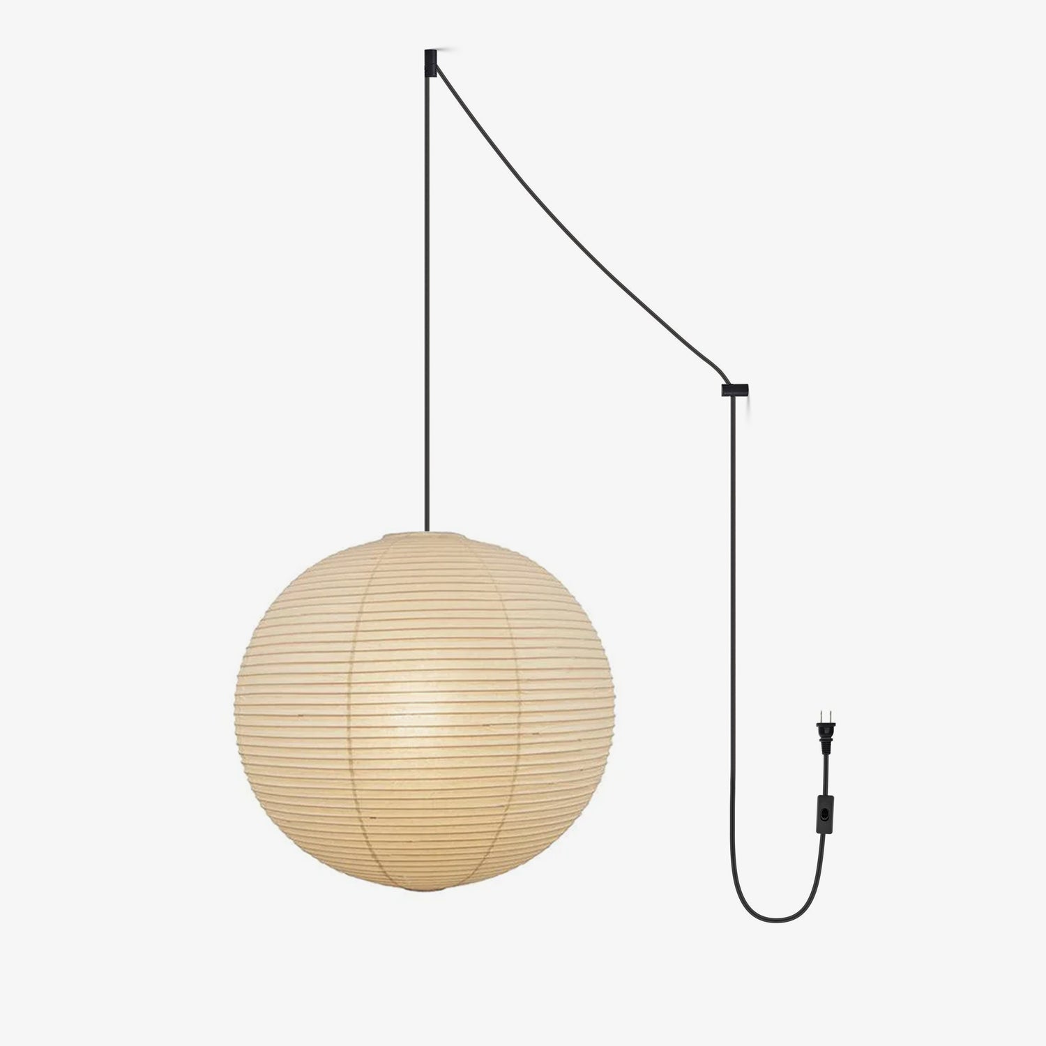 Japanese Paper Swag Pendant Light