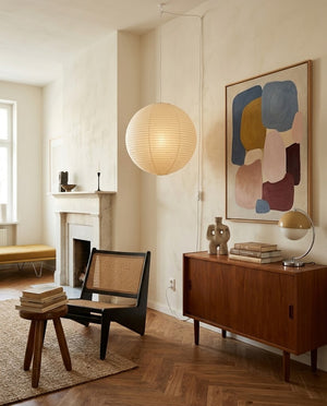 Akari A Series Plug In Pendant Lamp White Wire Version