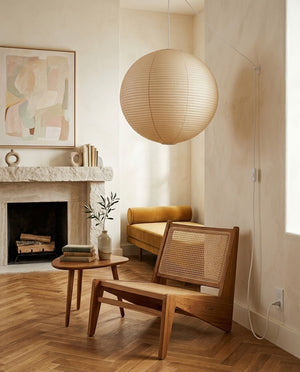 Akari A Series Plug In Pendant Lamp White Wire Version