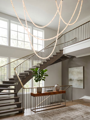 Alabaster Pearl Necklace Chandelier