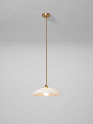 Alabaster Dome Pendant Lamp