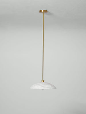 Alabaster Dome Pendant Lamp