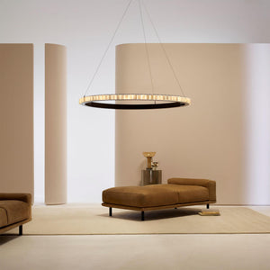 Alabaster Avalon Halo Chandelier