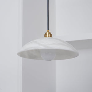 Alabaster Dome Pendant Lamp