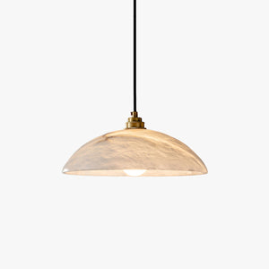 Alabaster Dome Swag Alabaster Pendant Lamp