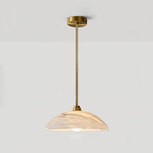 Alabaster Dome Pendant Lamp