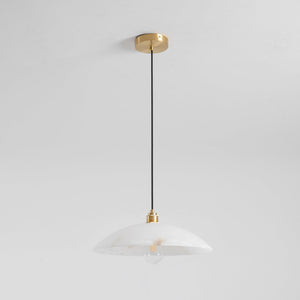 Alabaster Dome Pendant Lamp