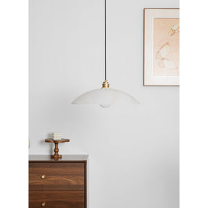 Alabaster Dome Pendant Lamp