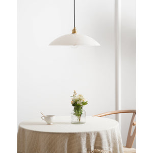 Alabaster Dome Pendant Lamp