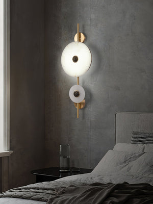 Alabaster Eclipse Wall Light