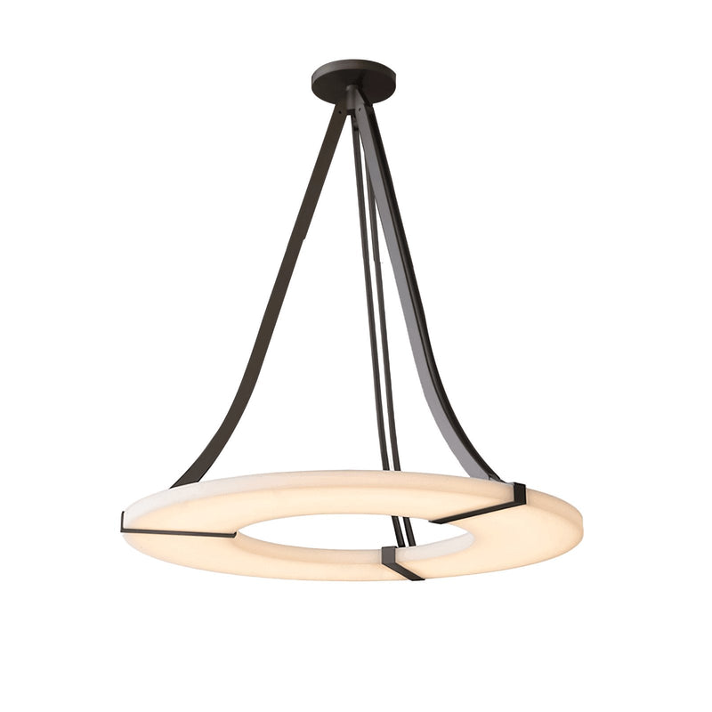 Alabaster Halo Pendant Light – detail 14