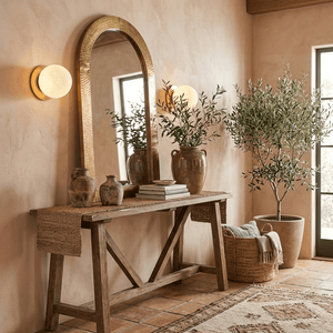Alabaster Mini Orb Wall Lamp