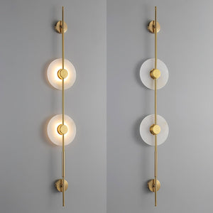 Alabaster Vertical Wall Sconce