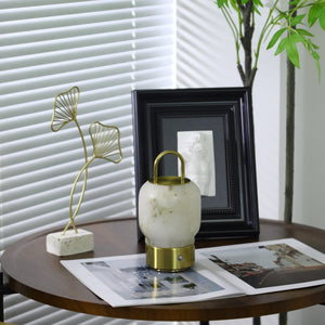 Alabaster Portable Rechargeable Table Lamp