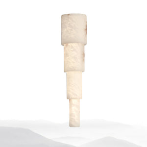 Alba Cascade Alabaster Wall Sconce