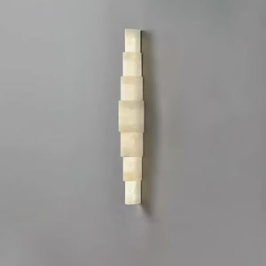 Alba Cascade Alabaster Wall Sconce