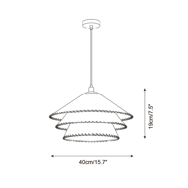 Aldenmere Pendant Light — Dimension drawings 1