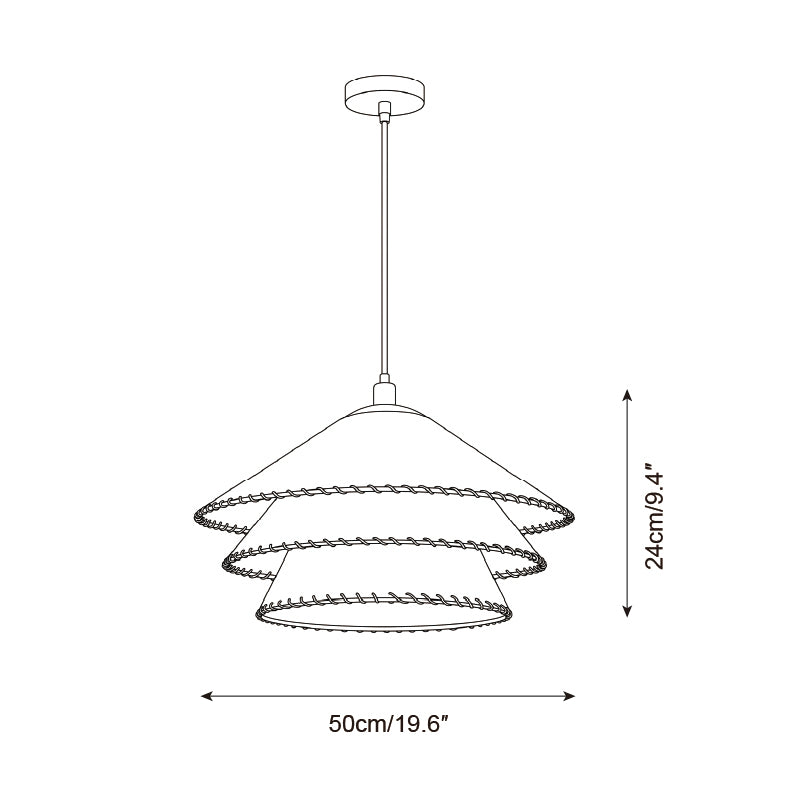Aldenmere Pendant Light — Dimension drawings 2