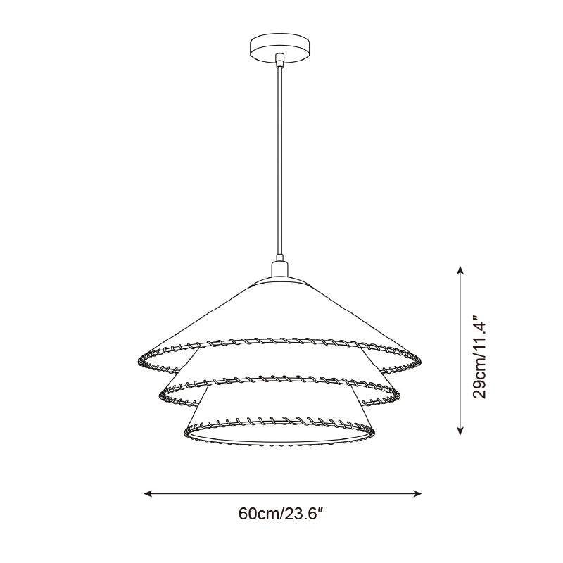 Aldenmere Pendant Light — Dimension drawings 3