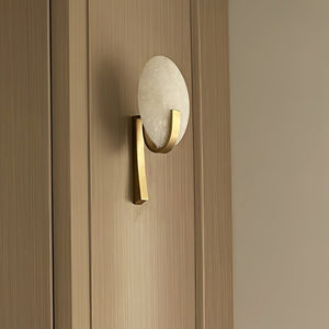 Alice Alabaster Plug-in Wall Lamp
