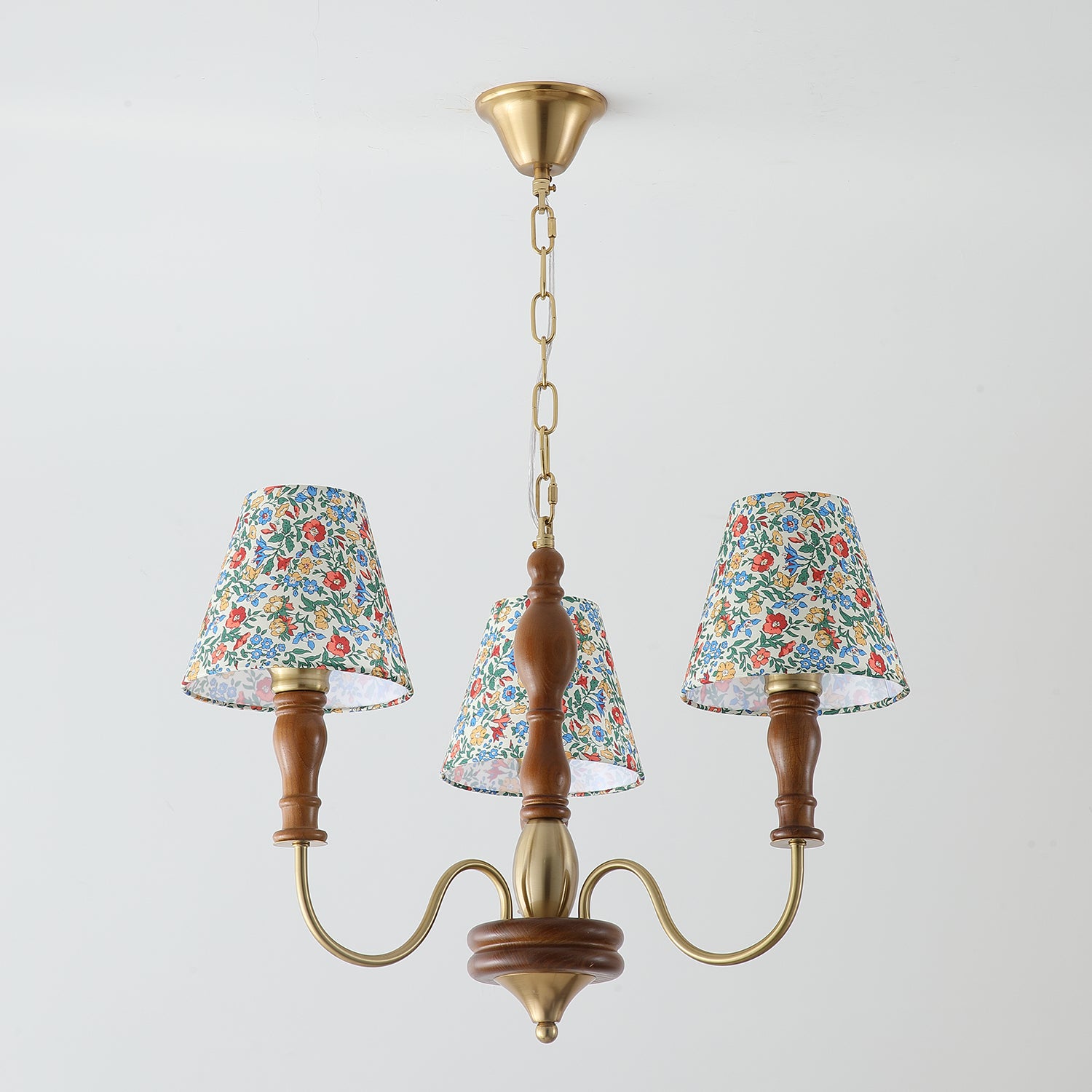 Alyssa Flower Fabric Chandelier