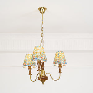 Alyssa Flower Fabric Chandelier