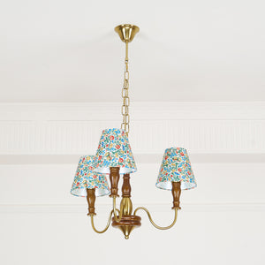 Alyssa Flower Fabric Chandelier