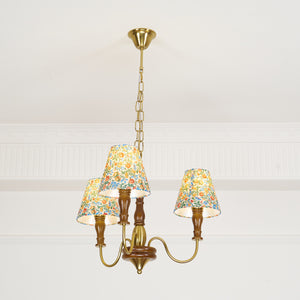 Alyssa Flower Fabric Chandelier