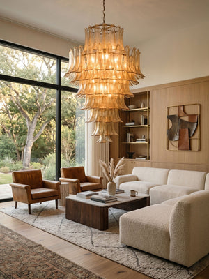 Amber Petalo Chandelier