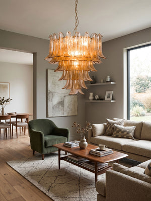 Amber Petalo Chandelier