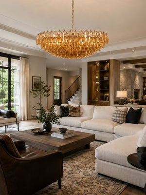 Amber Sorrento Chandelier