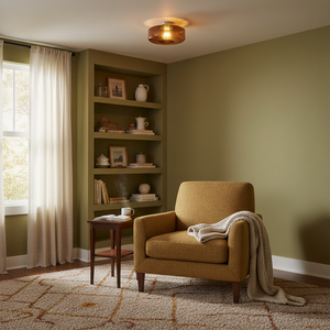 Amber Razia Ceiling Light