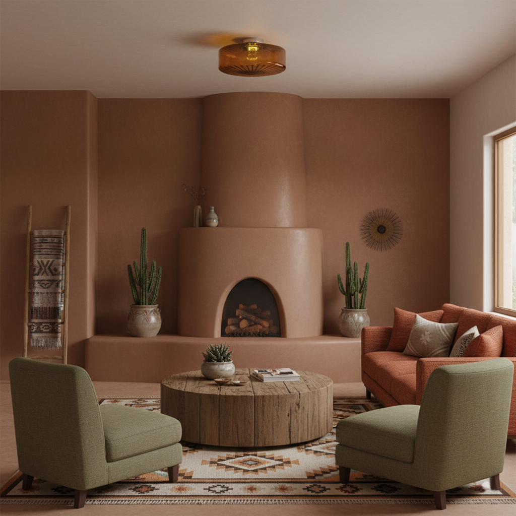 Amber Razia Ceiling Light