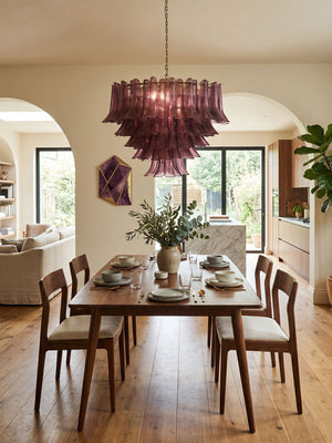 Amethyst Bloom Chandelier